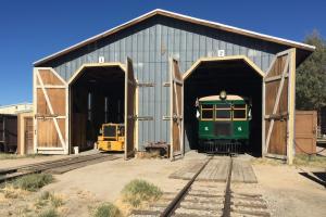 Train Barn and Brill Car